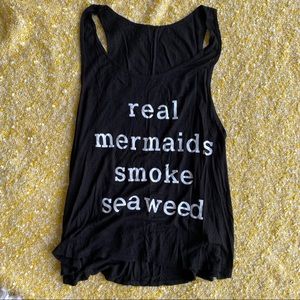 Real Mermaids Smoke Seaweed Tank Top